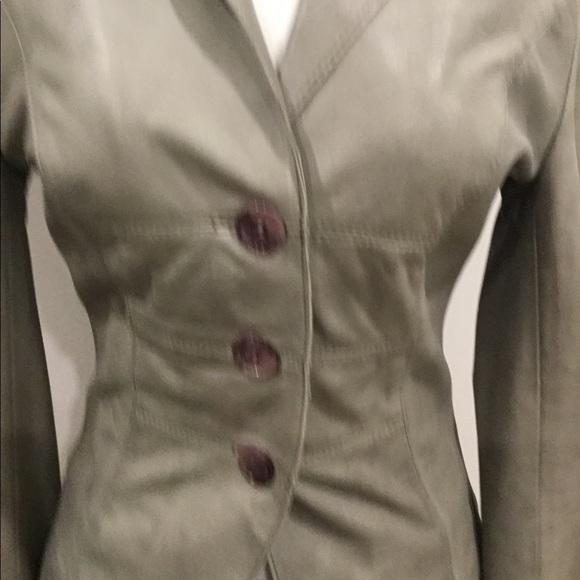 Cigno  Nero leather jacket/ skirt set - Picture 2 of 8